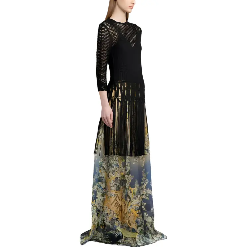 Zimmermann Long Sleeved Dresses Women's Black-3