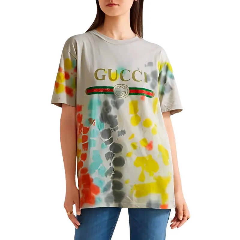 GUCCI SS22 T Shirt Women's Gray-2