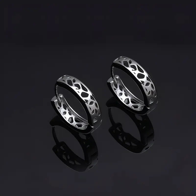 FOREVER MELODY 925 Sterling Silver Earrings Unisex-2