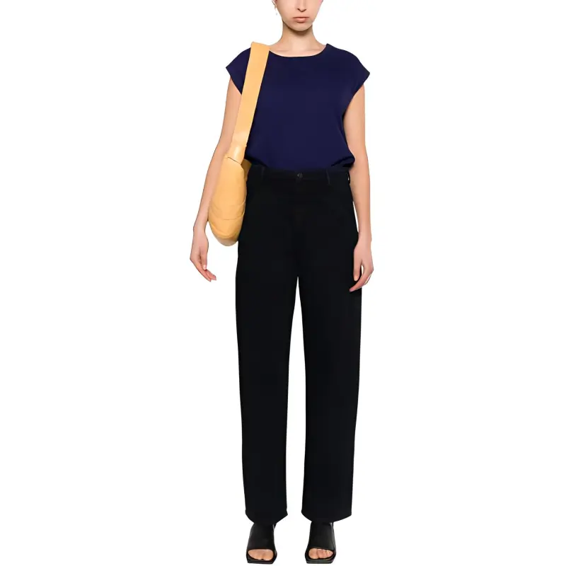 Lemaire Carpenter High Waist Denim Jeans-2