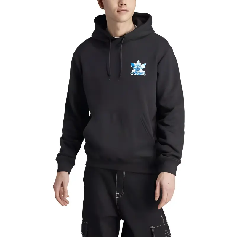 Adidas Originals Graphics Cloudy Trefoil Hoodie-1
