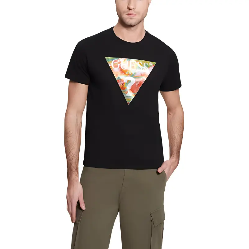 GUESS T Shirts Men Black-1