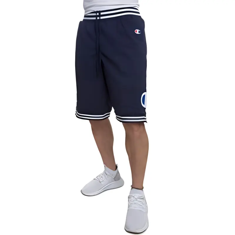 Champion Loose Fit Shorts US Version Unisex Navy Blue-2