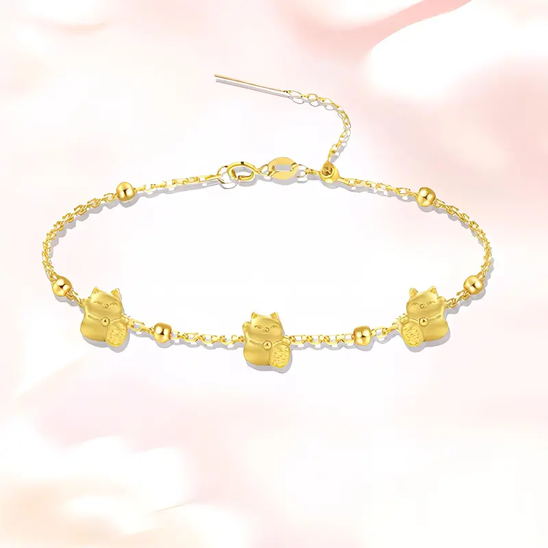 YINGNIXINDONG Gold Bracelet Women's-3