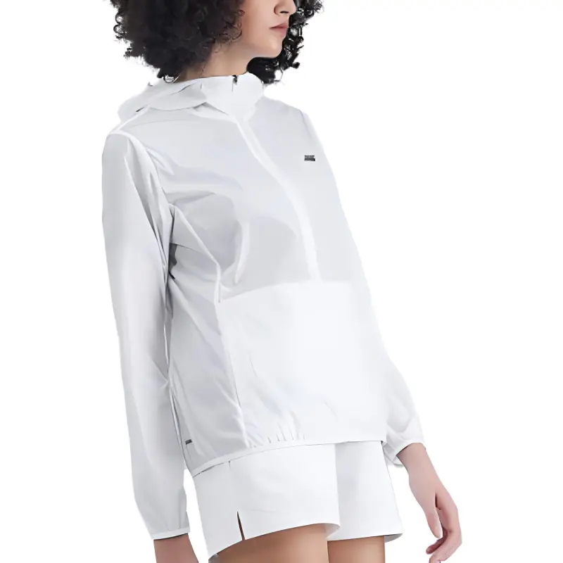 Skechers Dust Resistant Windproof UV Protection Sun Protection Clothing Women's Bright White-3