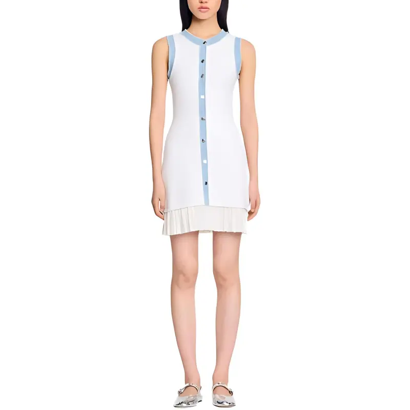 Sandro Knitted Mini Dress-1