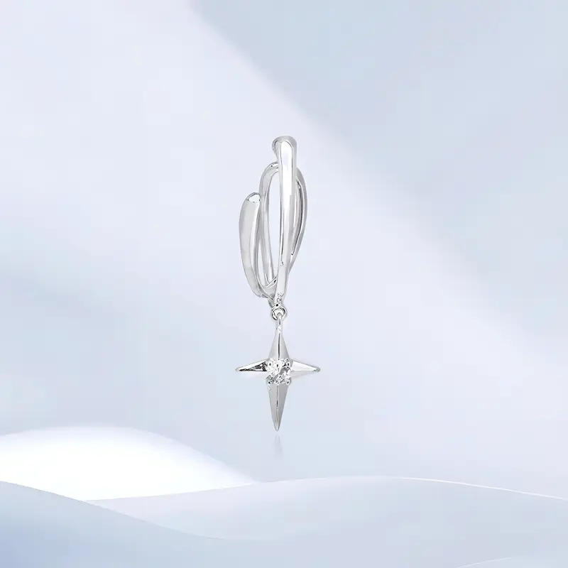 SHEEHHYY Alloy Clip-On Earrings Unisex-1