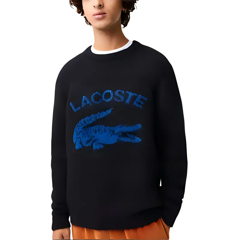 LACOSTE Sweater Men's Black Blue-1