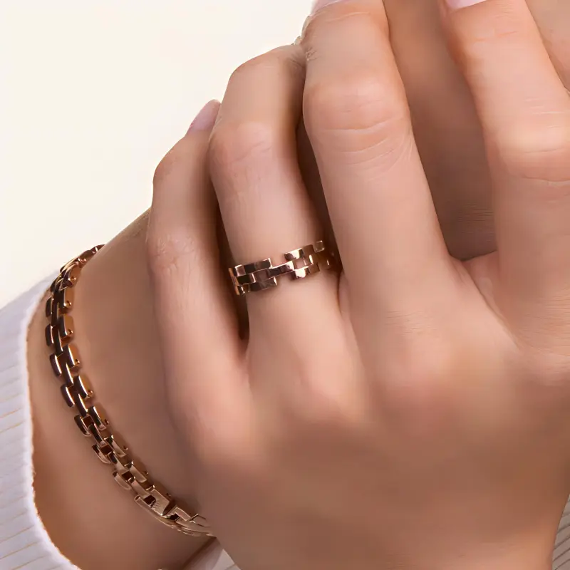 Daniel Wellington Alloy Rings Unisex-3