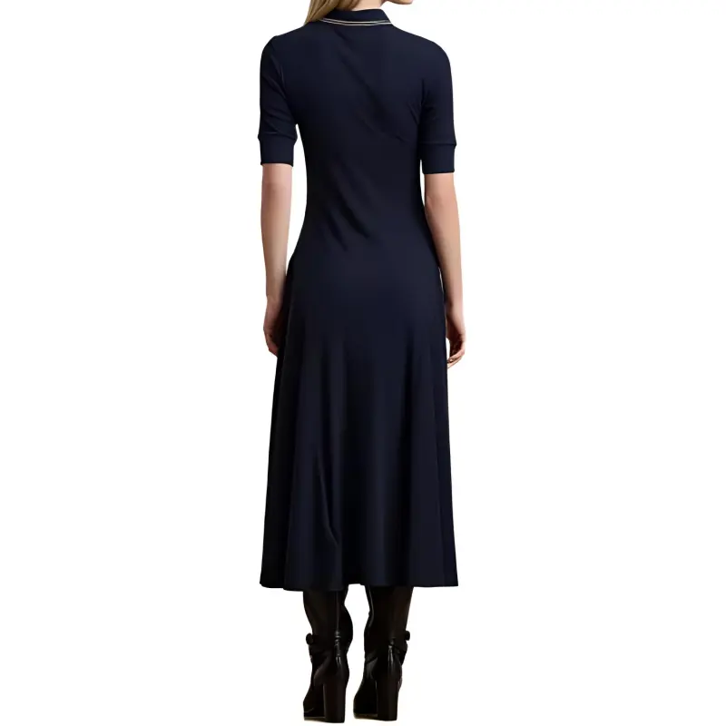 Polo Ralph Lauren Short Sleeved Polo Shirt Dress-1