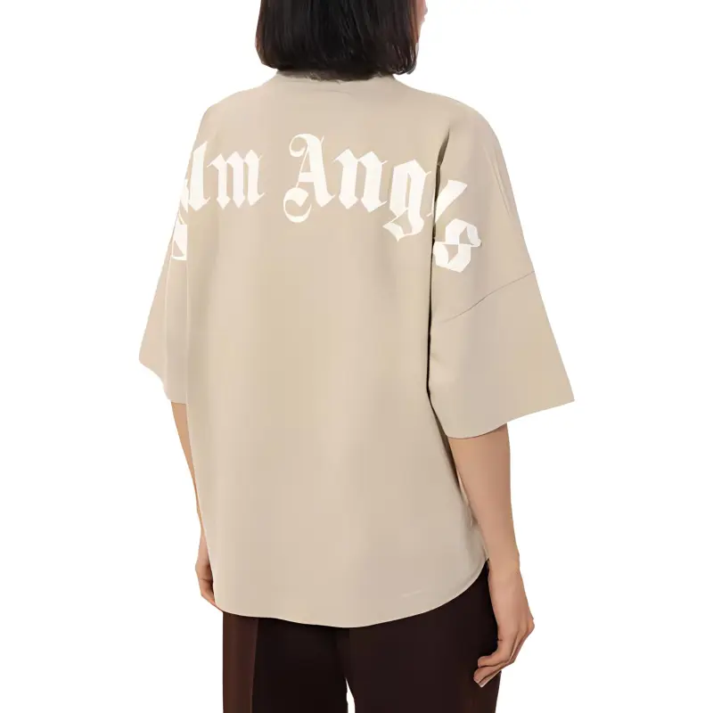 PALM ANGELS T Shirts Men Khaki-3