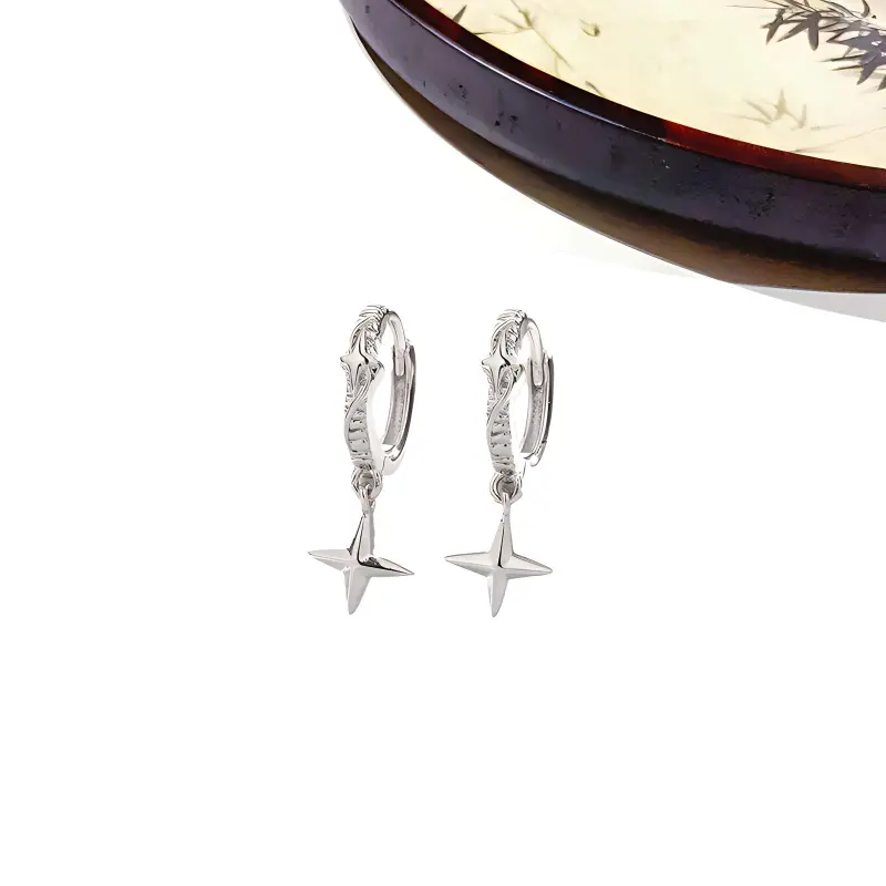 MIDNIGHT MOMENT Alloy Earrings Unisex-2