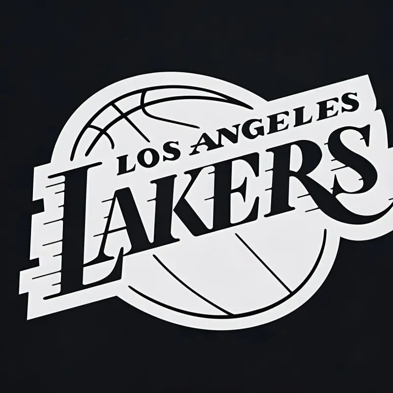 NBA Lakers Team James T Shirt Men's Black-5
