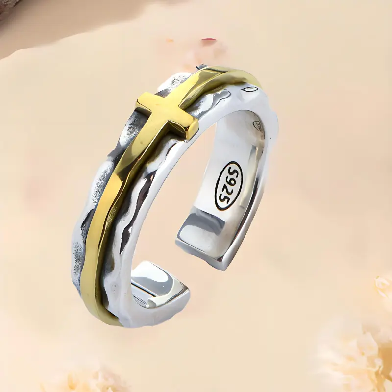 LONGFENGYUAN S925 Silver Rings Unisex-4