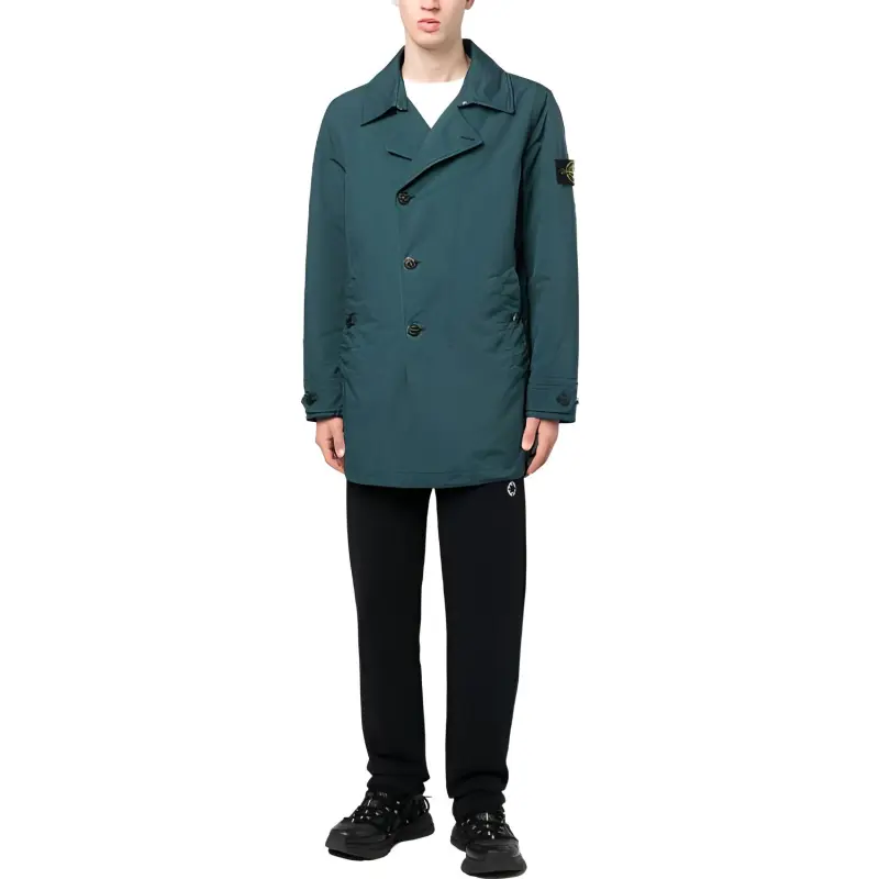 STONE ISLAND Coats Men Green-1