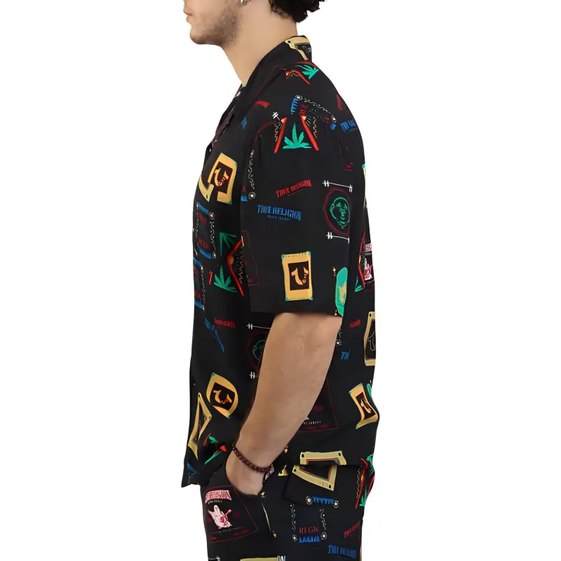 TRUE RELIGION Shirt Men's Black-3