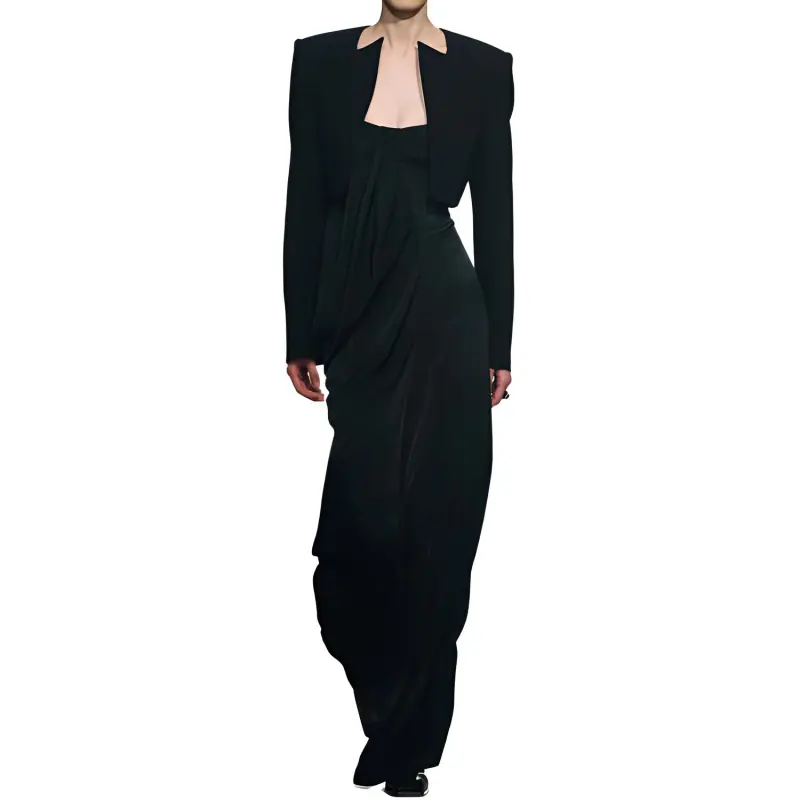 Oude Waag Halterneck Maxi Dress-2