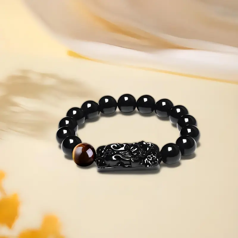 RboySe Obsidian Bracelets Unisex-1