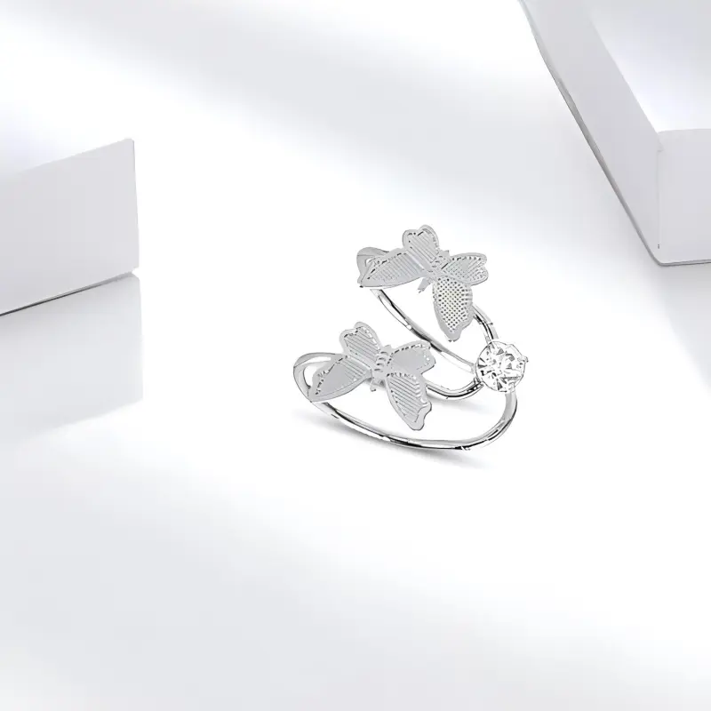 ROGA Alloy Clip On Earrings Women's-4