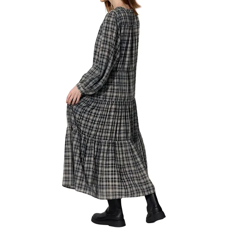 UNIQLO Long Sleeved Dress Women's Dark Gray-2