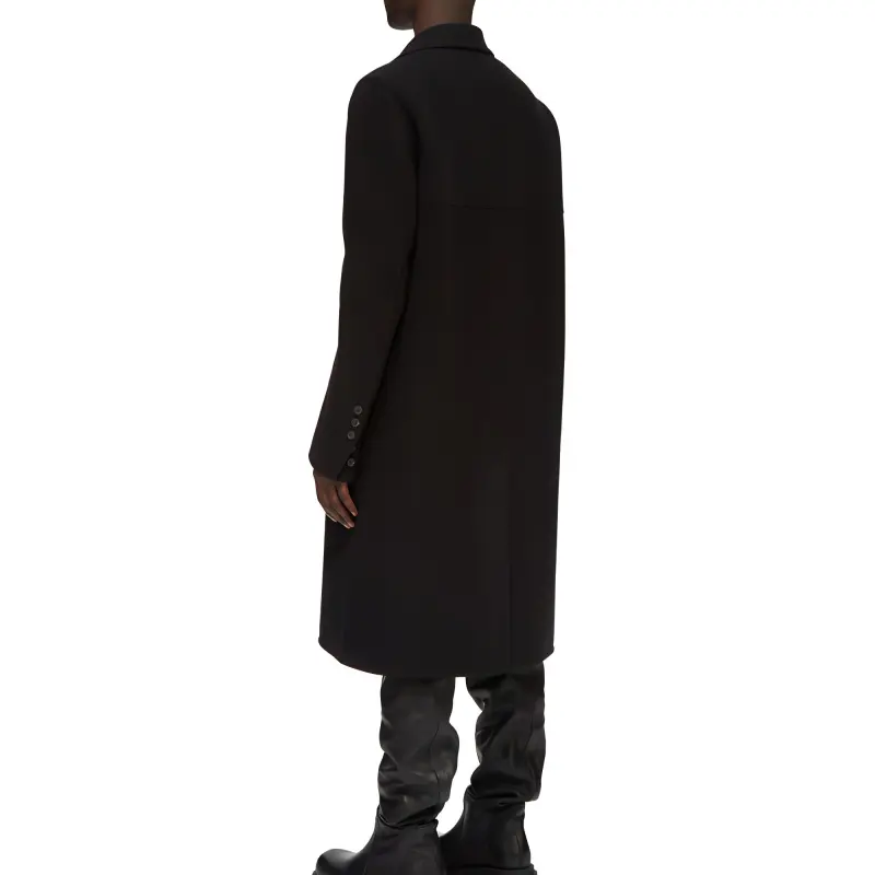 RICK OWENS Double Breasted Officer Coat-0