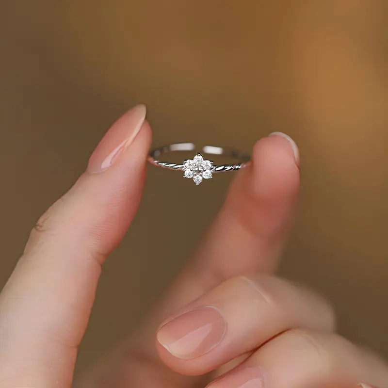 WEST ISLAND S925 Sterling Silver Rings Women's-3