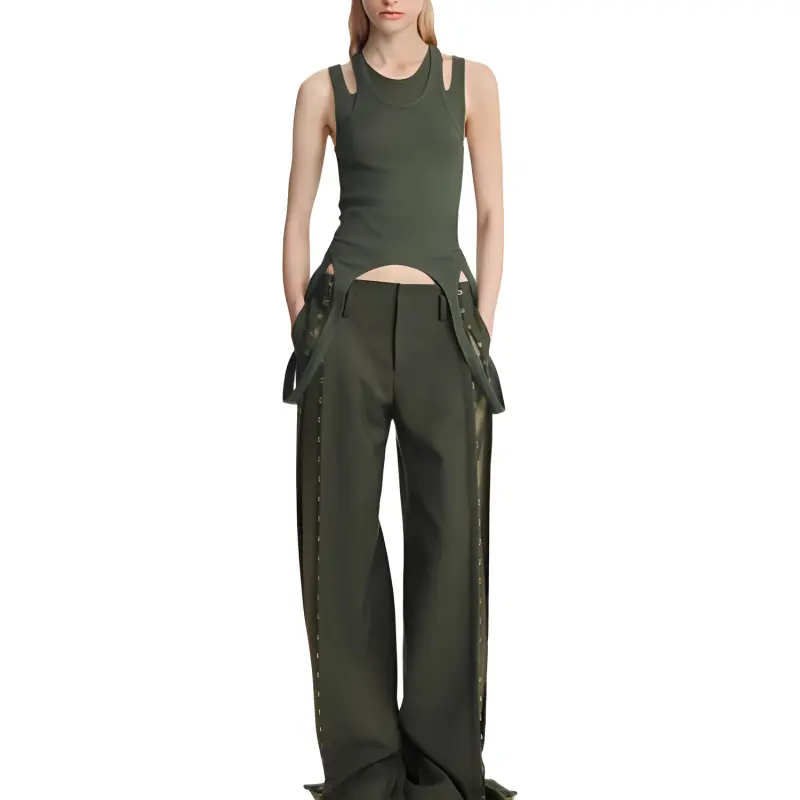 DION LEE Cut out Detail Tank Top-1