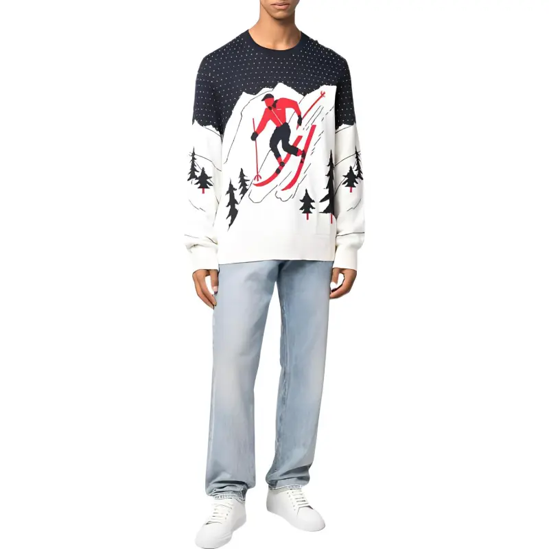 Polo Ralph Lauren FW22 Sweater Men's Ivory White-1