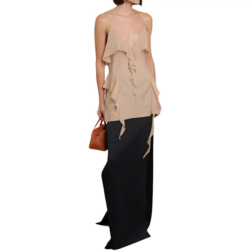 KHAITE Piet Top 'Beige'-2