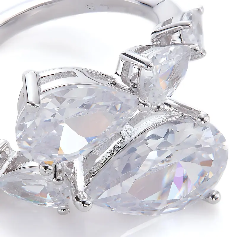 NANA JACQUELINE Brass Rings Women's White-3