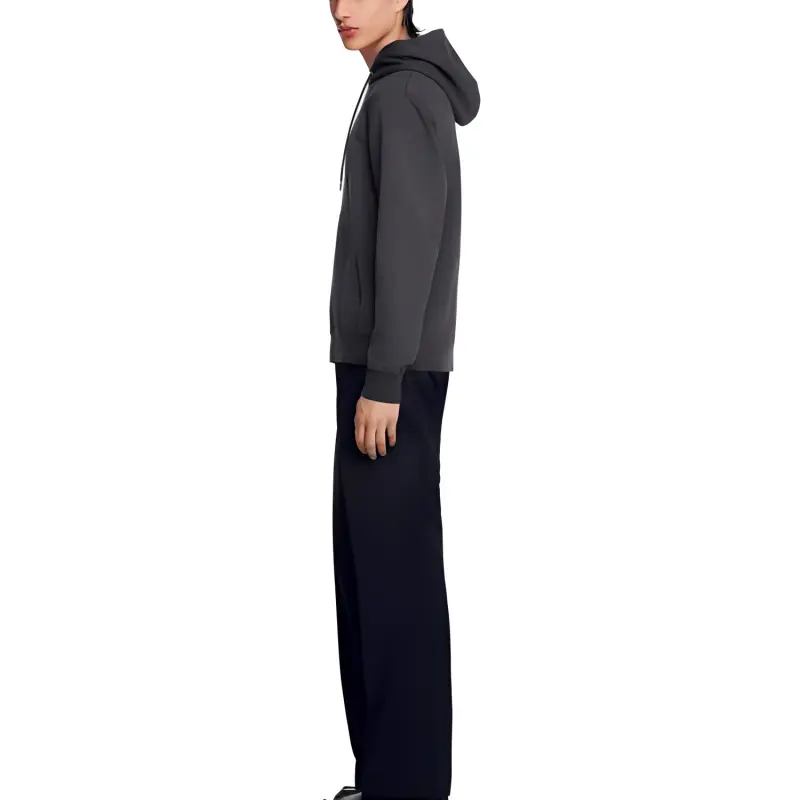 Sandro Sweatshirts Men Carbon Gray-2