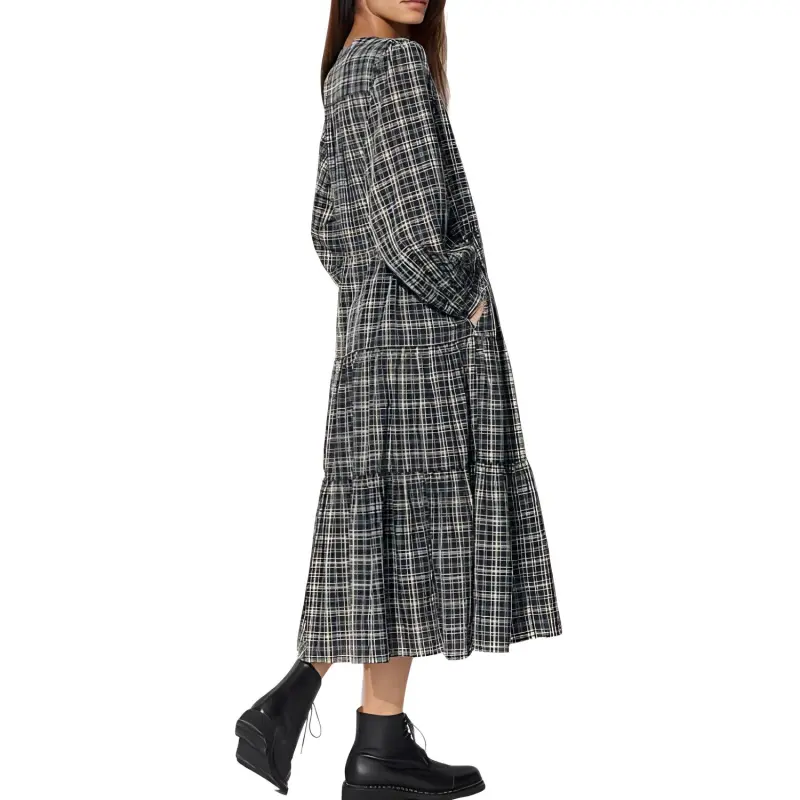 UNIQLO Long Sleeved Dress Women's Dark Gray-1