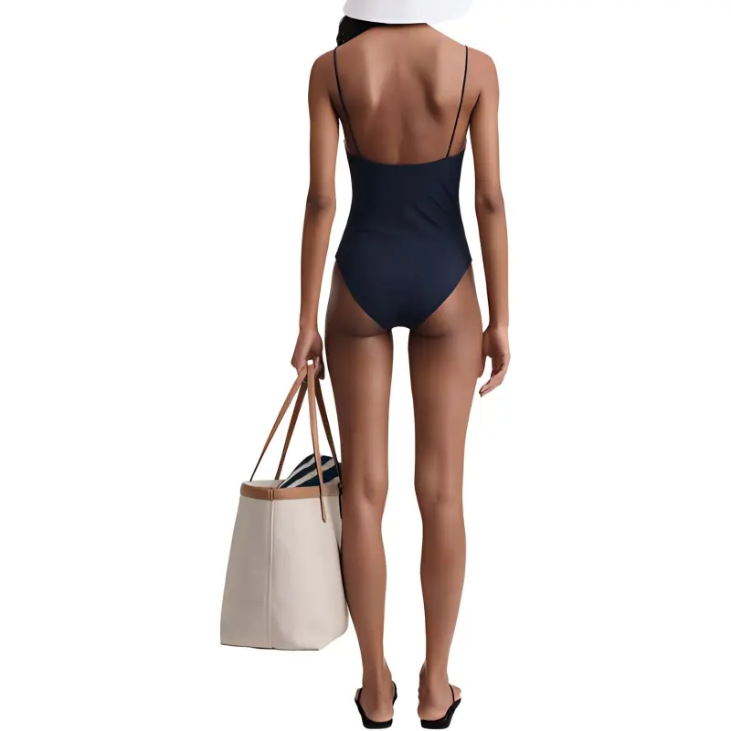 TOTEME Square-neck Low-back Swimsuit-2