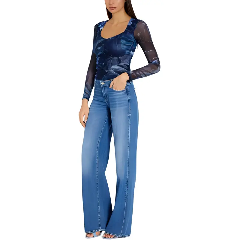 GUESS T-Shirts Women's Blue-3