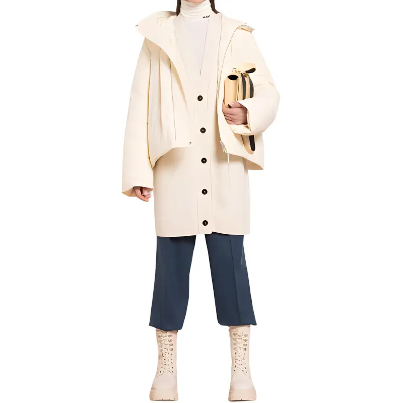 JIL SANDER + Padded Zipped Down Jacket-2