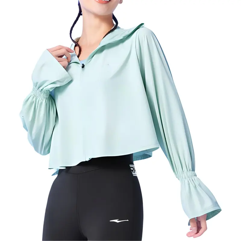 Erke Variety Training Collection Trench Coat Women's Clear Green-3