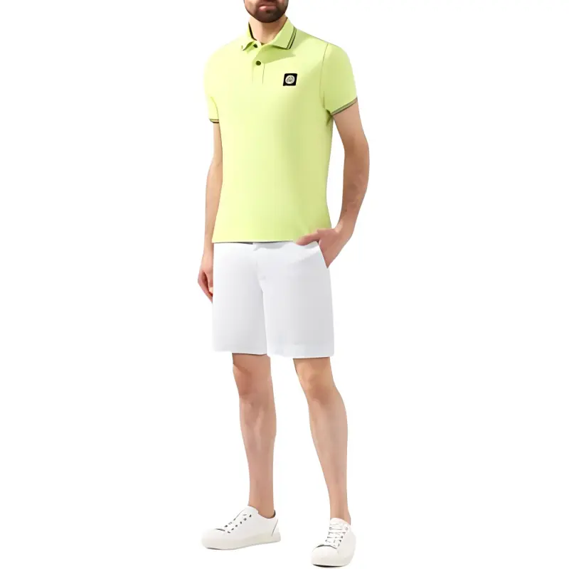 STONE ISLAND Polo Shirt Men's Light Green-1