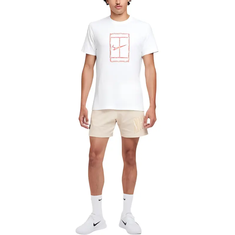 Nike CourtDri-Fit T-Shirt Men's White-2