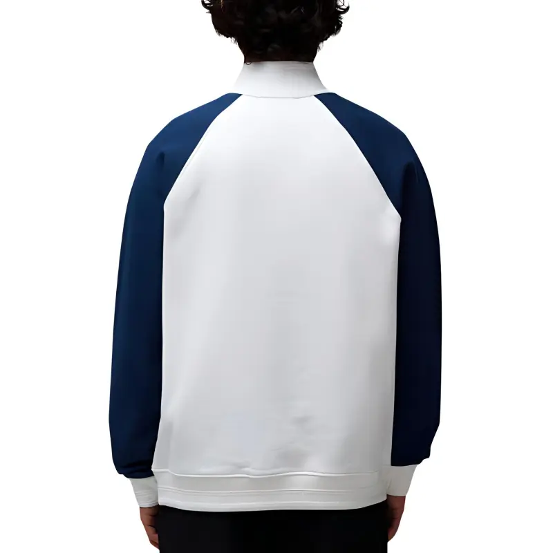 CASABLANCA 1/4 Zip Colorblock Sweatshirt-1