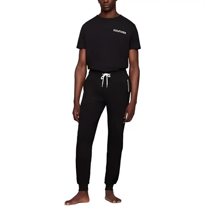 Tommy Hilfiger Knitted Sweatpants Men's Black-1