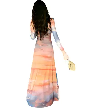 PLANE DRIFT Long Sleeved Dresses Women's Multicolor