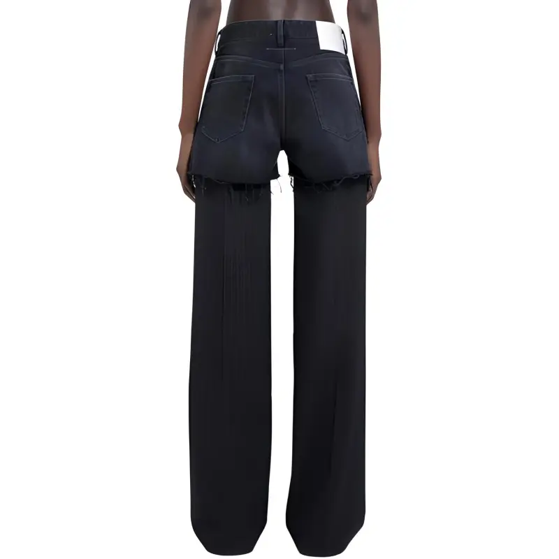 MM6 Maison Margiela Jeans Women's Black-4