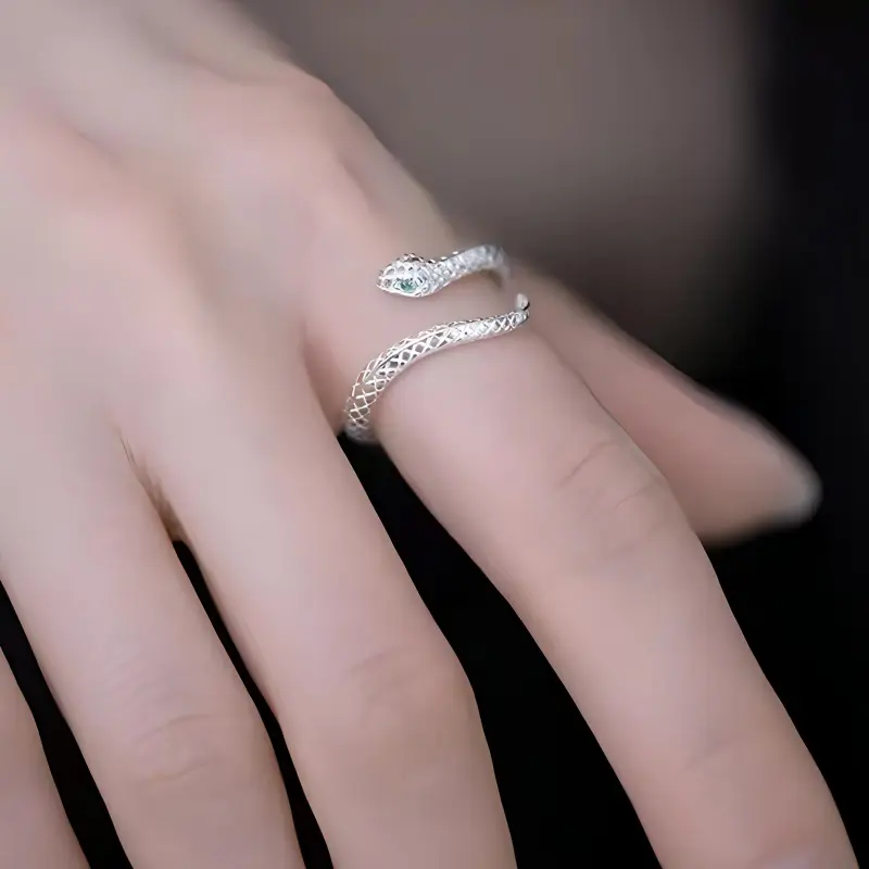Danfu 999 Fine Silver Rings Unisex-3