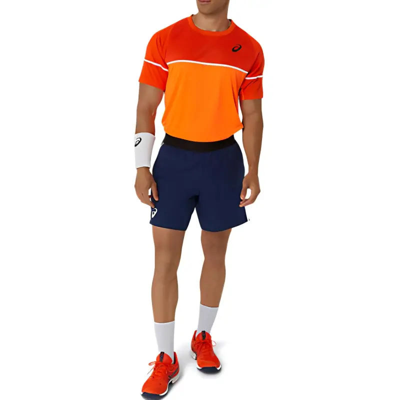 Asics T Shirts Men Orange-2