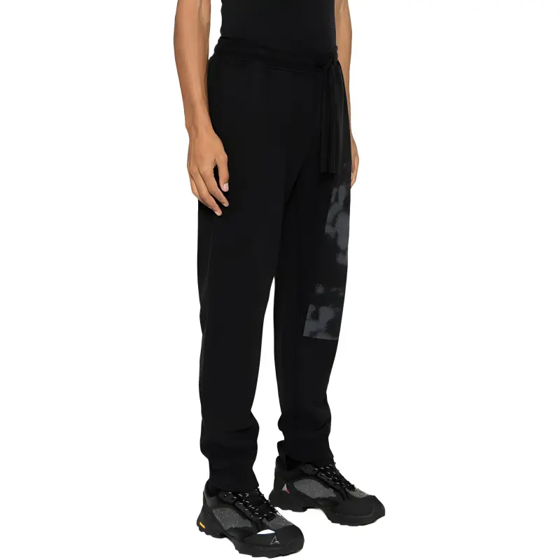 STONE ISLAND Knitted Sweatpants Men's Black-3