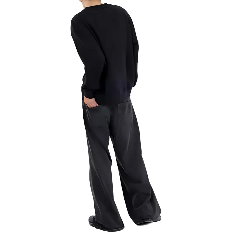 Kappa Sweatshirts Men Black-2