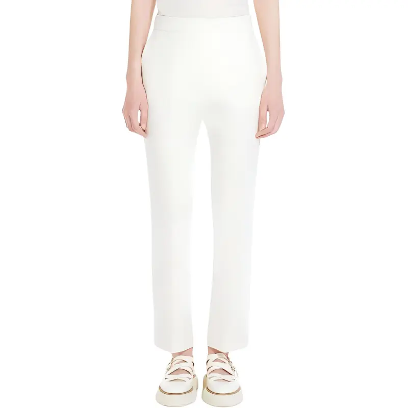 MaxMara High Waist Slim Fit Trousers-2