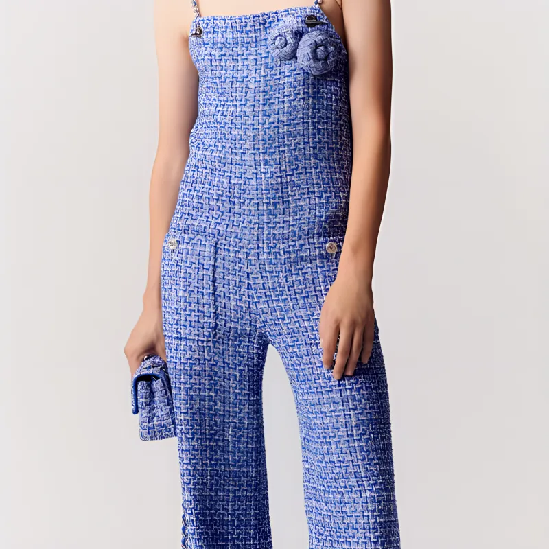 CHANEL Brooches Women's Blue-1