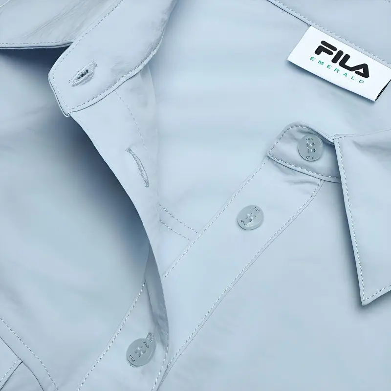 FILA Short Sleeved Dresses Women's Light White Blue-2