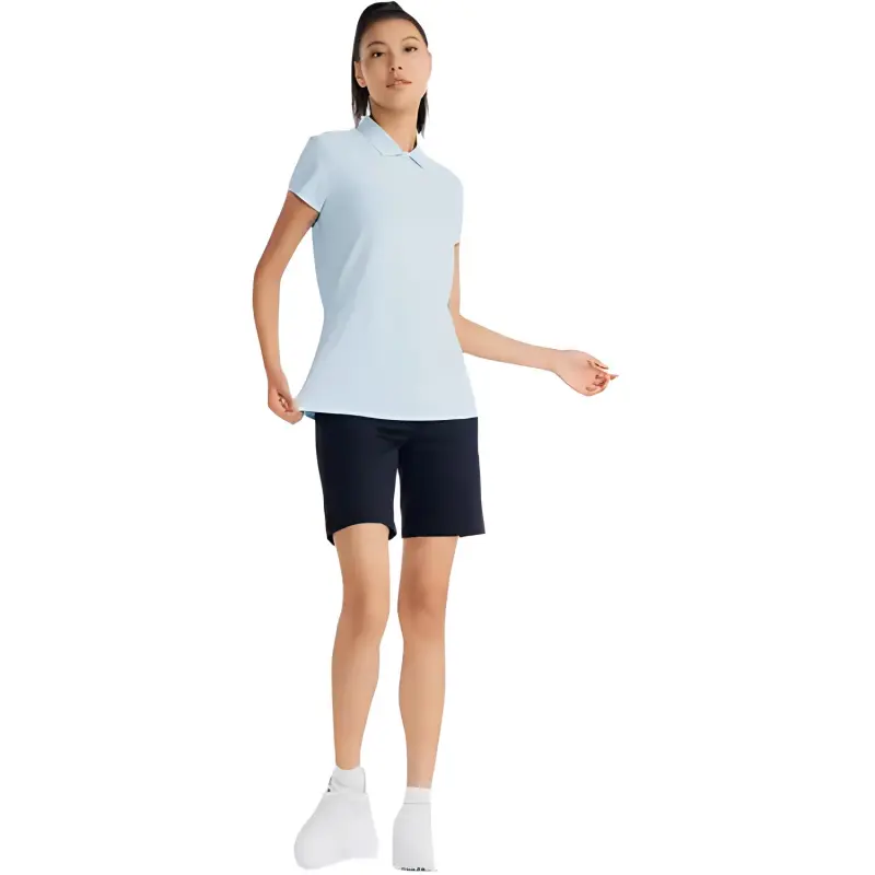 DECATHLON Polo Shirt Women's Ice Blue-3